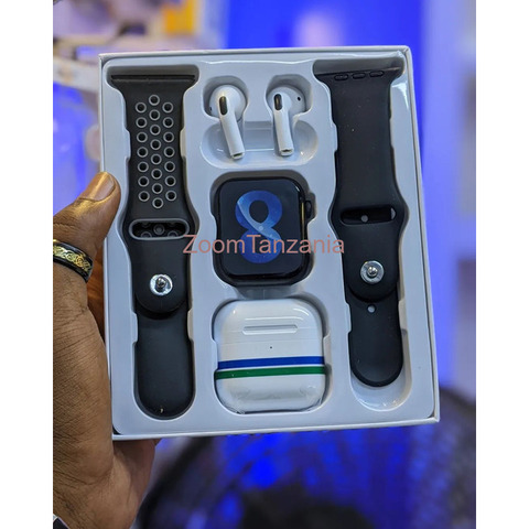 T 55 smart watch package with Airpods - 3/4