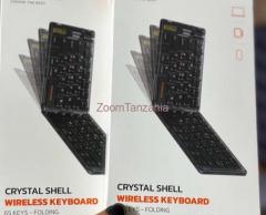 Porodo CRYSTAL SHELL WIRELESS KEYBOARD 65 KEYS - FOLDING