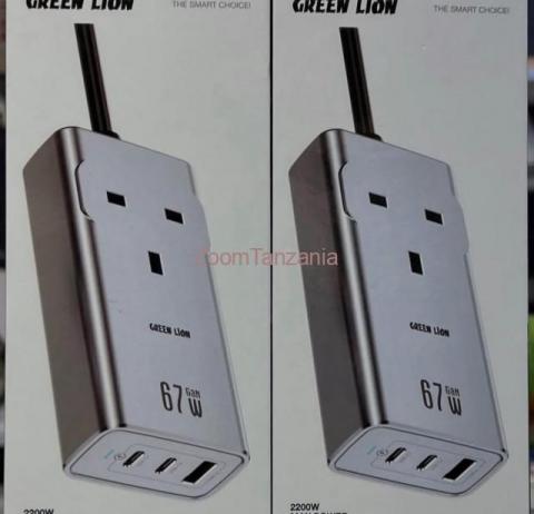 67W GaNPremium AC SOCKET | 2 USB-C | QC3.0