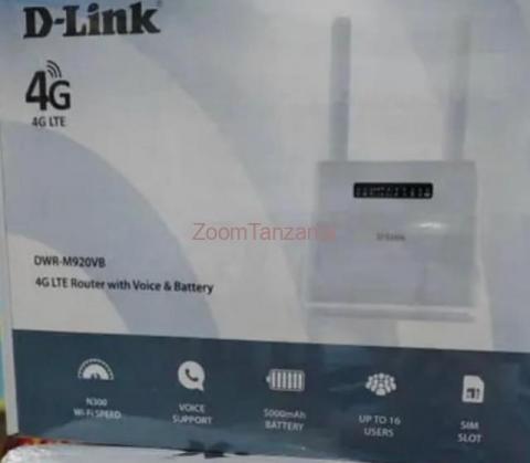 D-Link 4G LTE DWR-M920VB Router with Voice & Battery