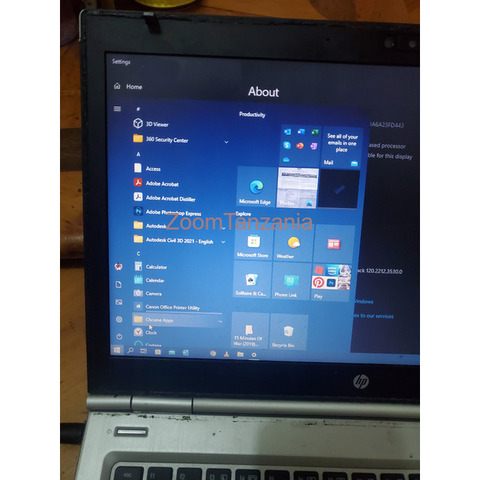 USED LAPTOP HP ELITEBOOK 8460P for Tsh 250,000 - 1/4