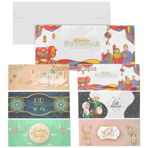 Eid Mubarak Money Envelopes 6pcs - 3/4