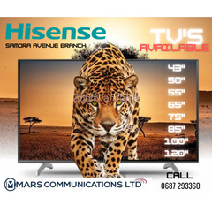 All sizes of Hisense TV's - 1