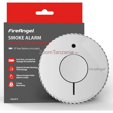 FireAngel Optical Smoke Alarm with 10 Year Sealed For Life Battery - 3/4