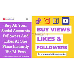 Boost Your Social Media Presence with SocialBoost.co.ke - Real Followers, Views, and Likes!