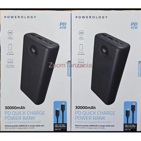 Powerology PD 45W PowerBank 30000mAh