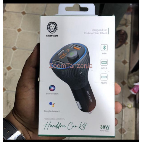 GreenLion Hands Free Car Kit with Apple Siri & Google Speak