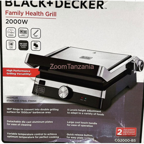 BLACK+DECKER FAMILY HEALTH GRILL 2000W