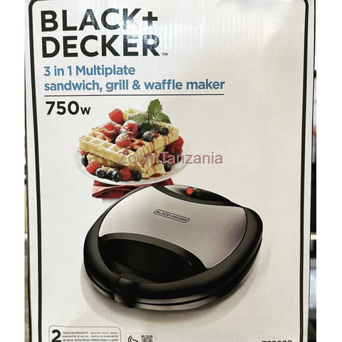 BLACK+DECKER 3 in 1 , Sandwich , Waffle & Grill P