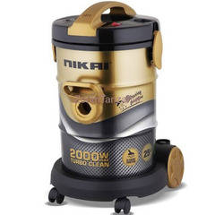 Nikai 25 Liters Vacuum Cleaner |Drum|2000W| Golden | NVC350TX | Two Years Warranty - 1