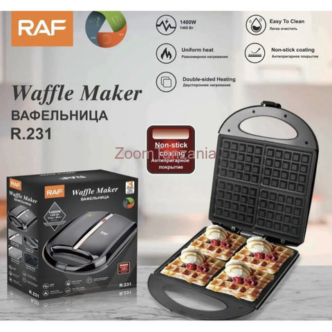 Waffle Maker 4plates Non Stick 1400W