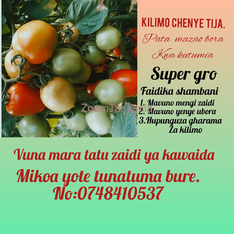 SUPER GRO KIRUTUBISHO CHA MIMEA - 3/4