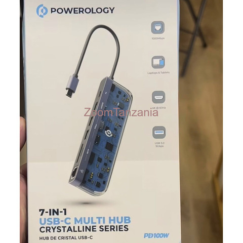 Powerology Usb C Mult Hub 7 in 1