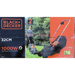 Black and Decker BEMW351 Electric Garden Lawnmower Mower Lawn Grass Box 32cm Cut - 1