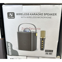 Wirelesss Karaoke Speaker with Wireless Microphone - 1