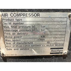 Air Compressor GA30 Atlas Copco - 2