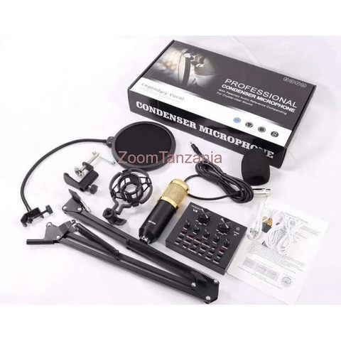 BM800 Microphone + V8 Soundcard Live Broadcast