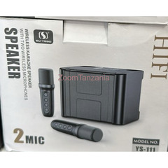 Wireless Karaoke Speaker with 2 Wireless Microphone