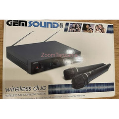 Gem Sound GMW-2 Dual-Channel Wireless Microphone System P