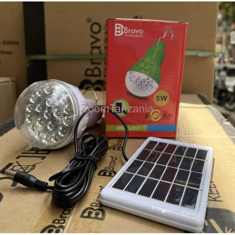 Bravo White Bulb 5W with Solar Panel