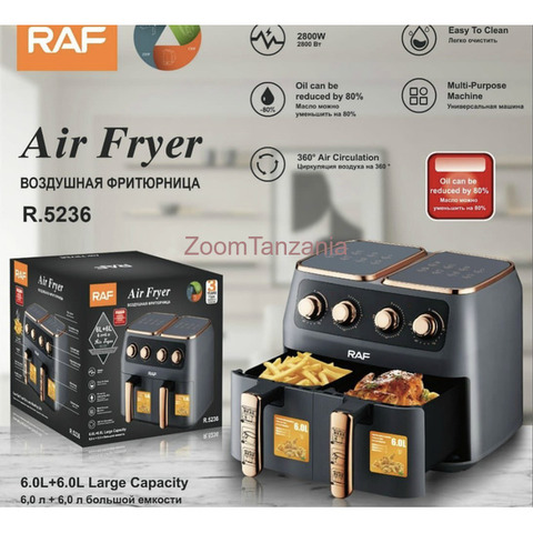 RAF Air fryer 6l+6l Manual