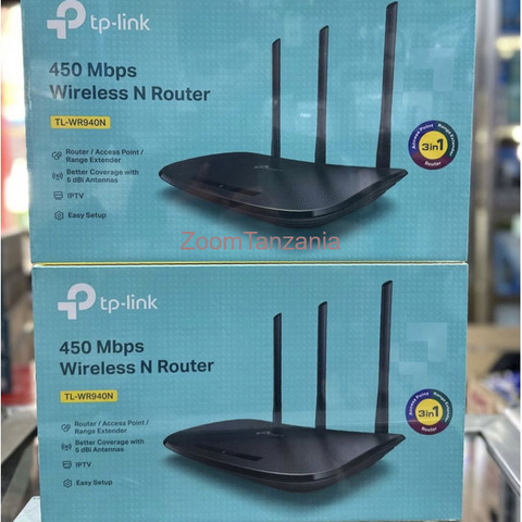 TPLINK 450Mbps Wireless N Router	TL-WR940N.