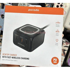 Desktop Charger with Fast Wireless Charging - 1
