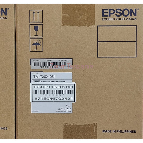 EPSON TMT20X (051):USB+SERIAL,PS,BLK,UK