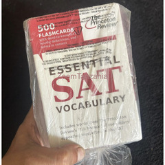 500 Essential SAT Vocabulary Flash Cards by Princeton