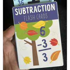 Subtraction 36 Flash Cards