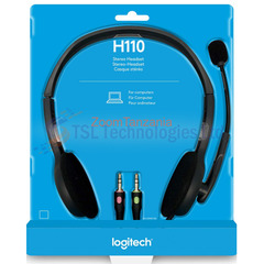 Logitech Headphones Stereo Headset H110 - 1