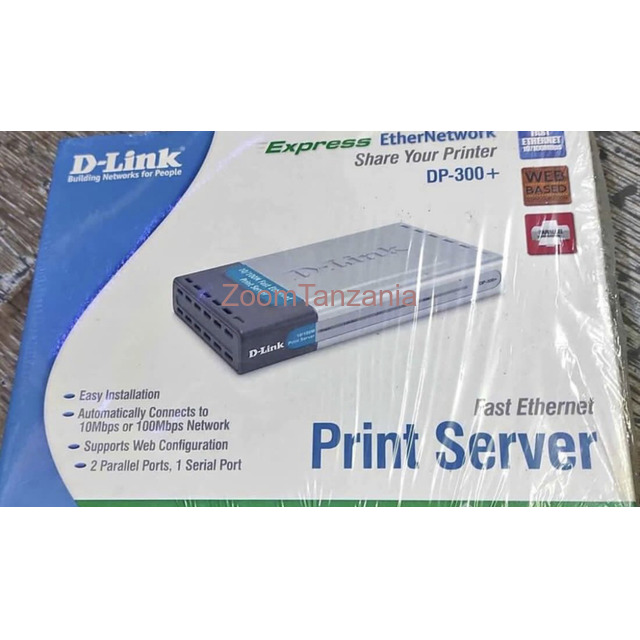 D Link Fast Ethernet Printer Server - 1/1