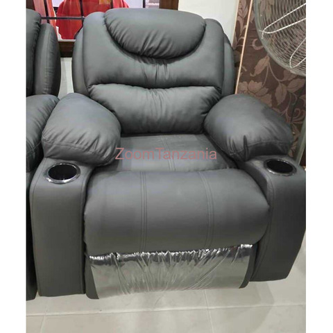 Full leather sofa set, 3+2+1. - 4/4