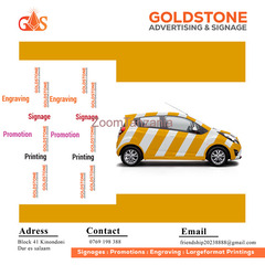 Goldstone Advertising and Signage  Tunabrand sticker za magari