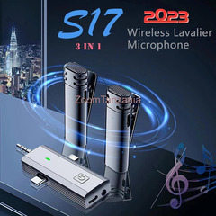 THREE IN ONE WIRELESS MICROPHONES FOR CAMERA AND PHONE - 3