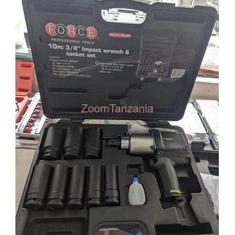 Force pneumatic Impact Wrench @Socket Set