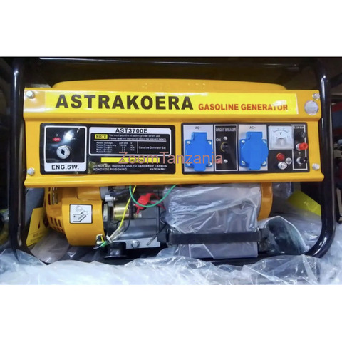 ASTRAKOERA GASOLINE GENERATOR  MODEL: AST 3700E V  OUTPUT:3.0KW  STARTER NA KAMBA