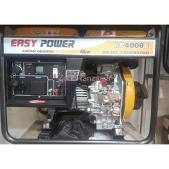 EASY POWER DIESEL GENERATOR KVA 5(4KW) DIESEL MODEL NO: EP4000E Starter & Kick