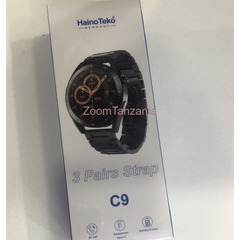 Haino Teko C9 Smart Watch With 3 straps - 1