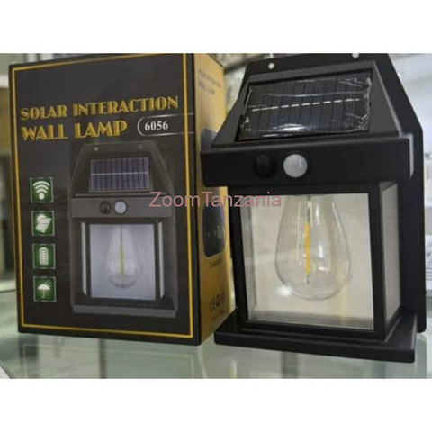 Solar Interaction Wall Lamp for camping , Job Site , Surveying etc