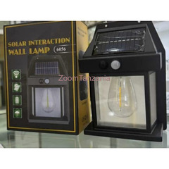 Solar Interaction Wall Lamp for camping , Job Site , Surveying etc - 1