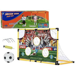Soccer Goal Play Set  Comes with Ball , Pump & Net - 1