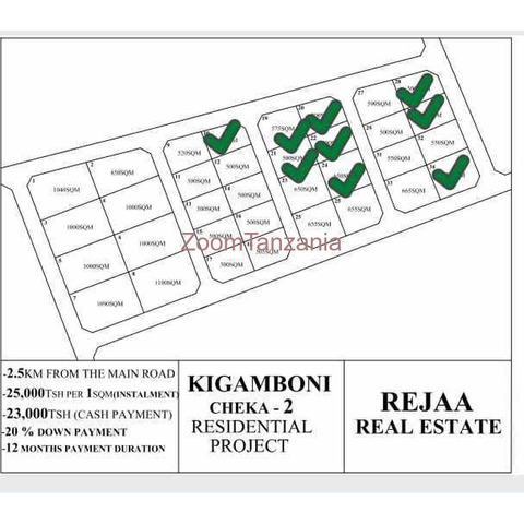 PLOTS FOR SELL AT KIGAMBONI CHEKA