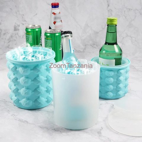 Ice Cube Bucket Ice Cube Maker Space Saving Ice Cube Maker - 3/4