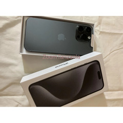 Brand New Apple iPhone 15 Pro Max - 256GB - Black Titanium (Unlocked)