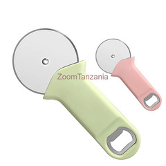 Pizza Cutter+ Bottle Opener Steel Pizza Cutter Pastry Pizza - 2