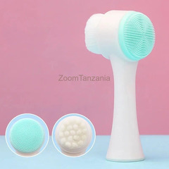 Double Sided Face Cleaning Brush Facial Brush Portable - 1