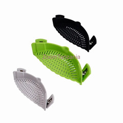 Clip on Strainer Heat Resistant Silicone Pot Strainer - 2
