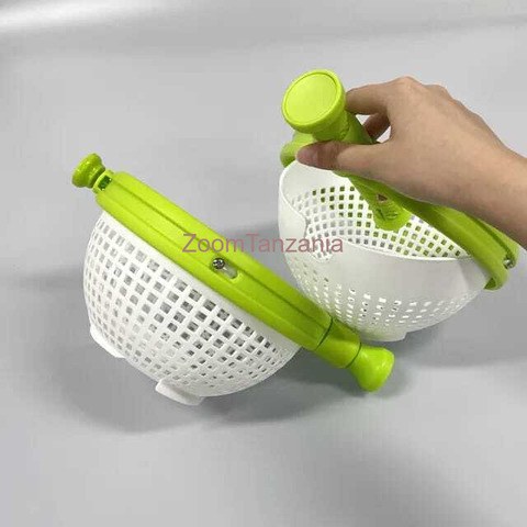 Colander + Salad Spinner Non Scratch Spinning Colander - 1/3