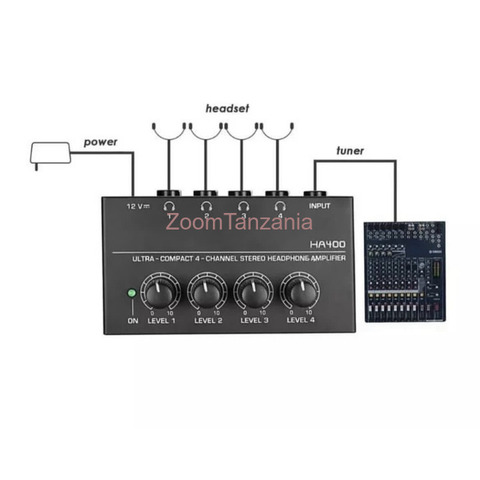 Headphone Amplifier 4 channels